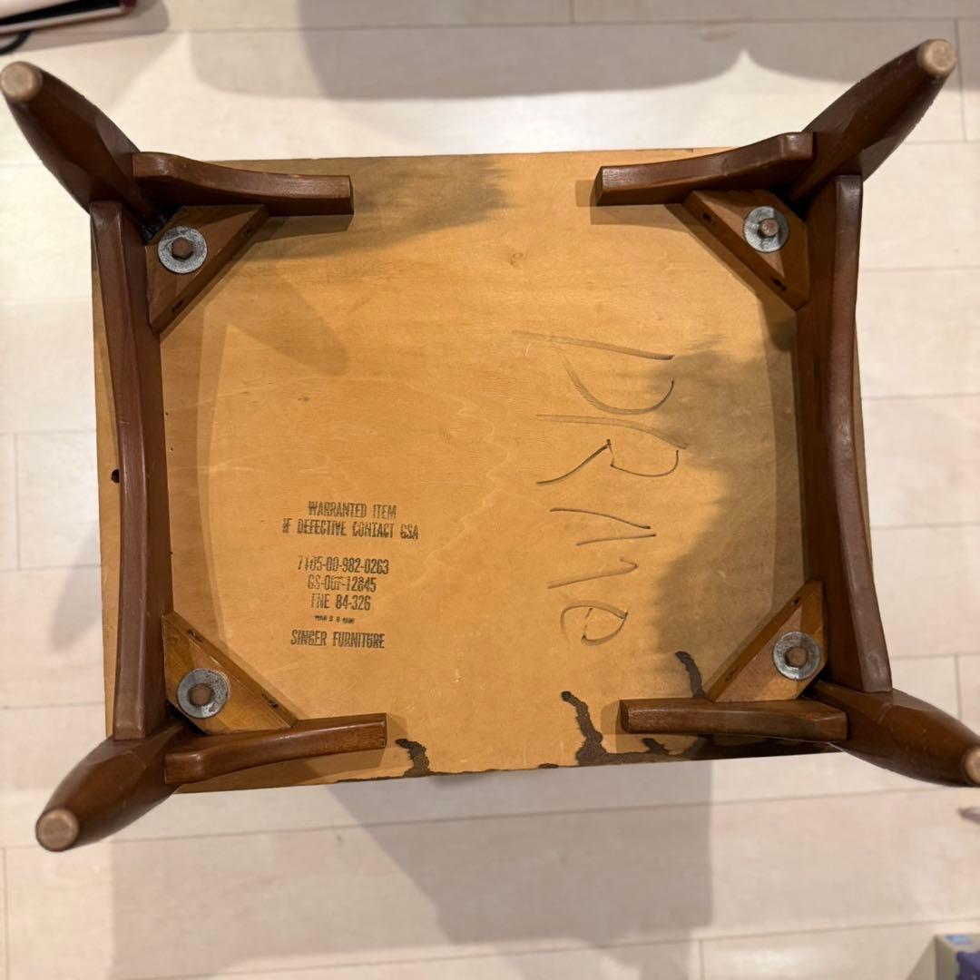 ドレクセル ヘリテイジ リシェル シンガー ナイトテーブル 米軍家具