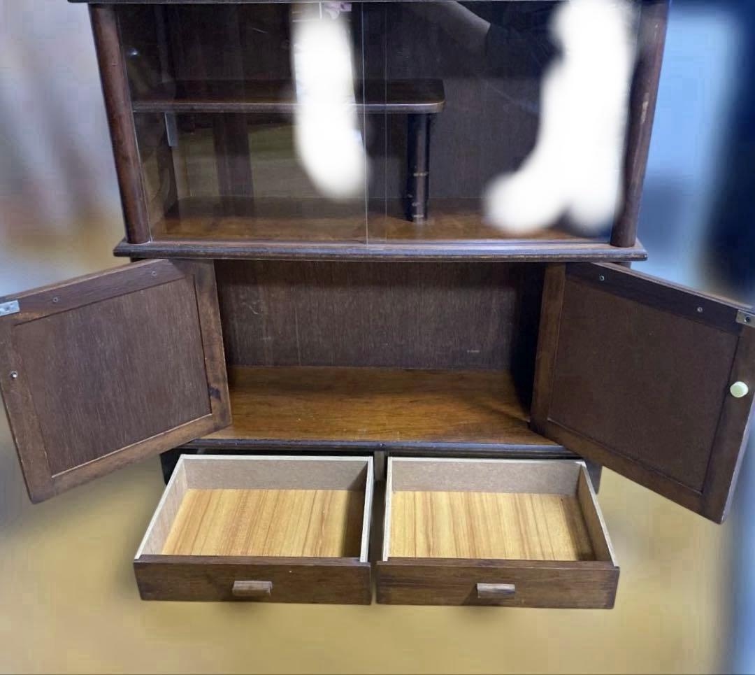 昭和レトロ 茶箪笥 小さいサイズ 1点 サイドボード　キャビネット