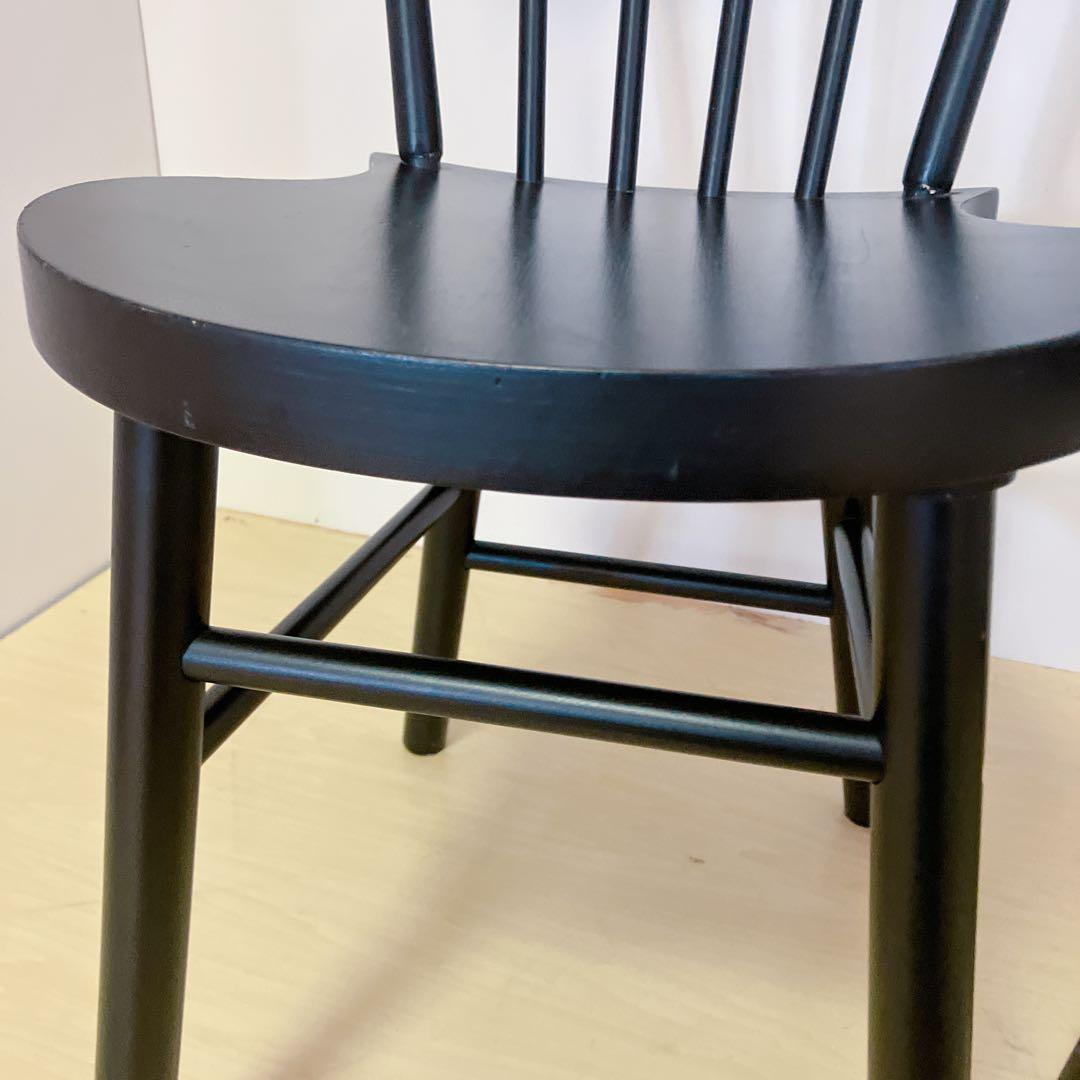 IKEA イケア　木製ダイニングチェア　ノッラリード　ウィンザーチェア　2脚