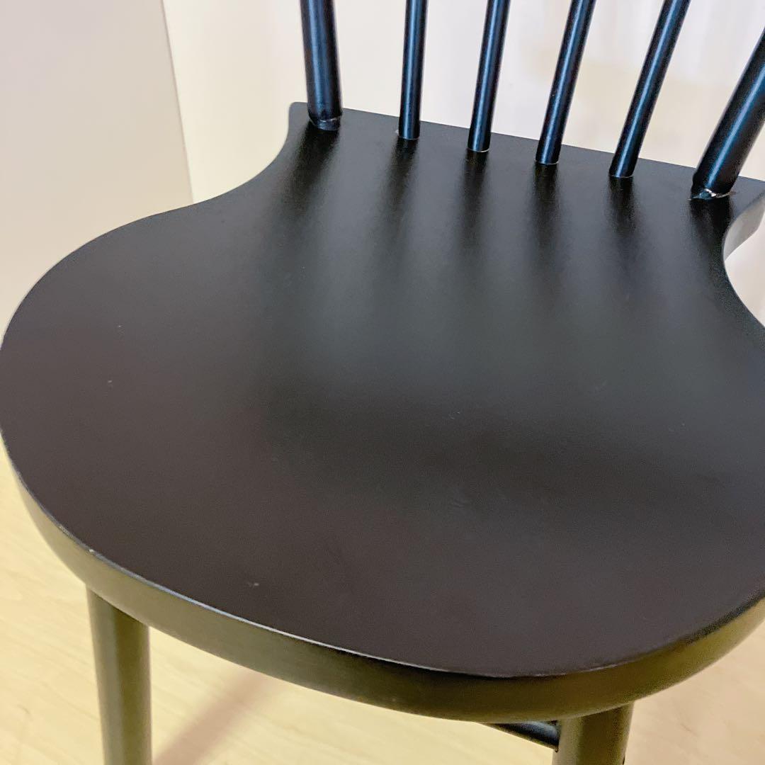 IKEA イケア　木製ダイニングチェア　ノッラリード　ウィンザーチェア　2脚