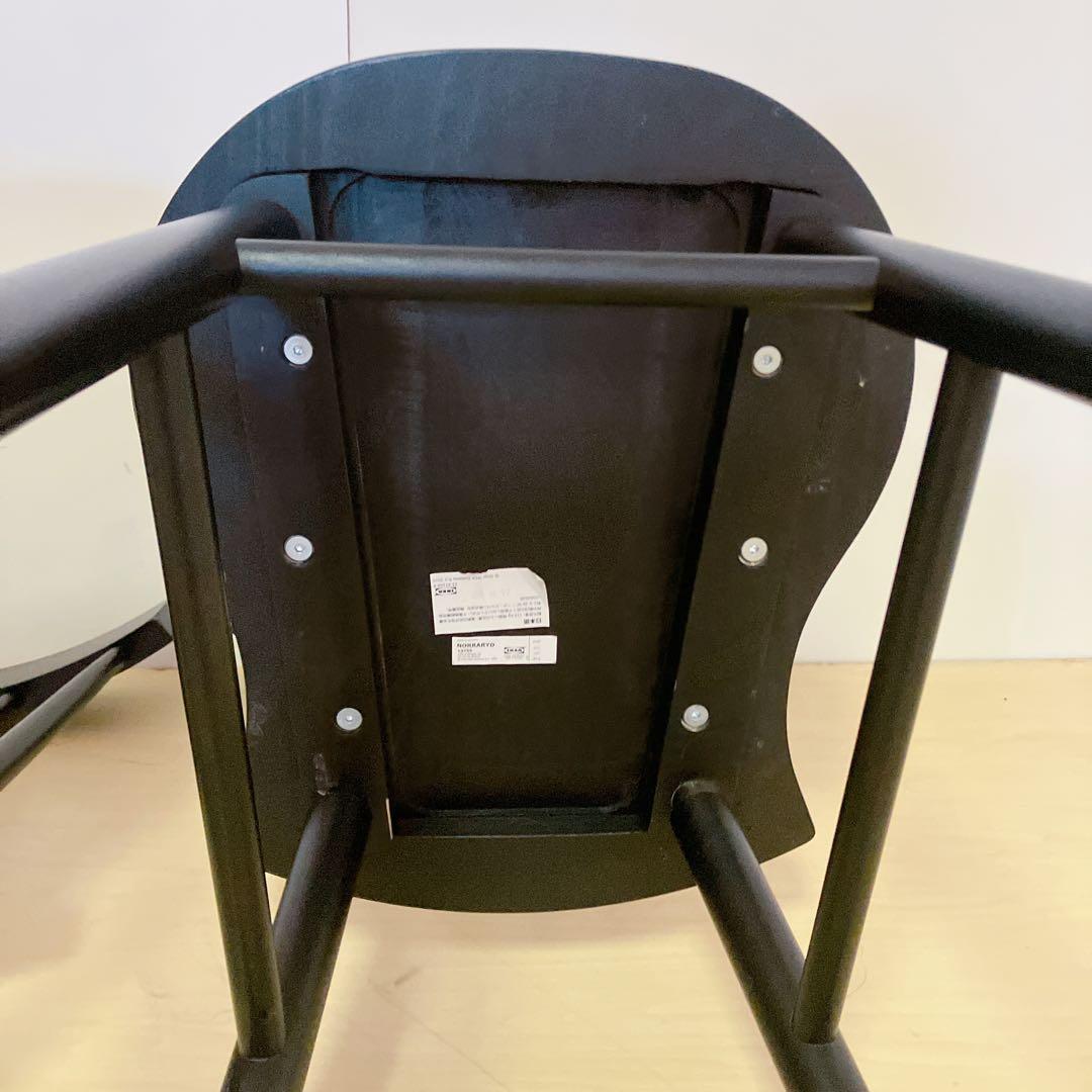 IKEA イケア　木製ダイニングチェア　ノッラリード　ウィンザーチェア　2脚