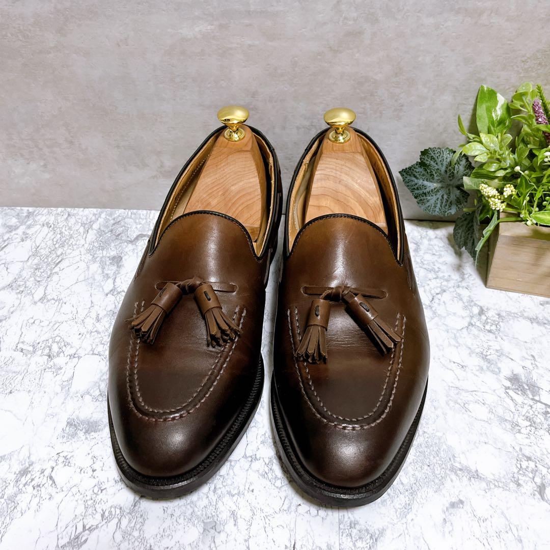 極美品【REGAL リーガル】タッセルローファー 濃茶 26.5 W977 本革