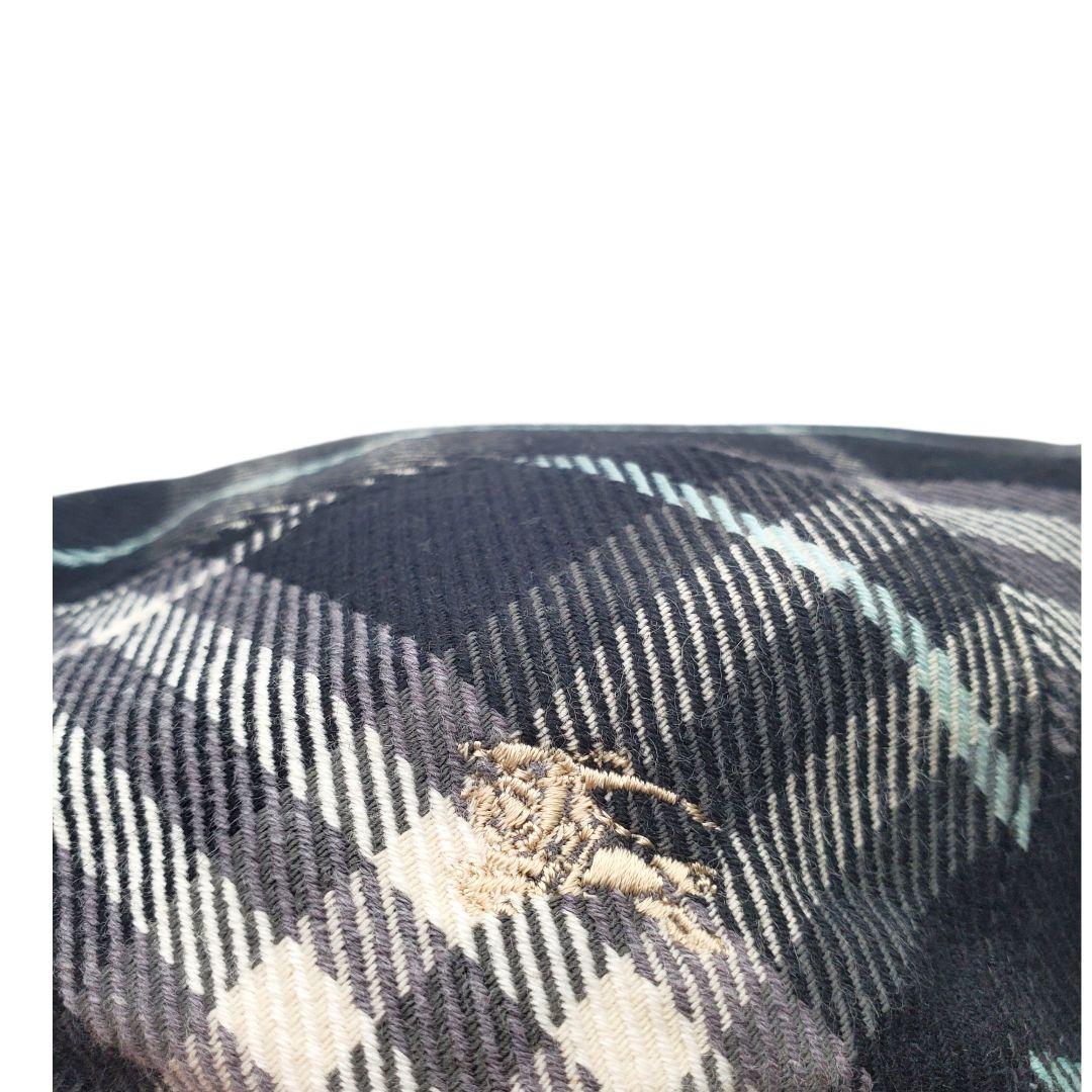 希少 未使用 バーバリーブルーレーベル ハンチング 帽子 ノバチェック タグ付