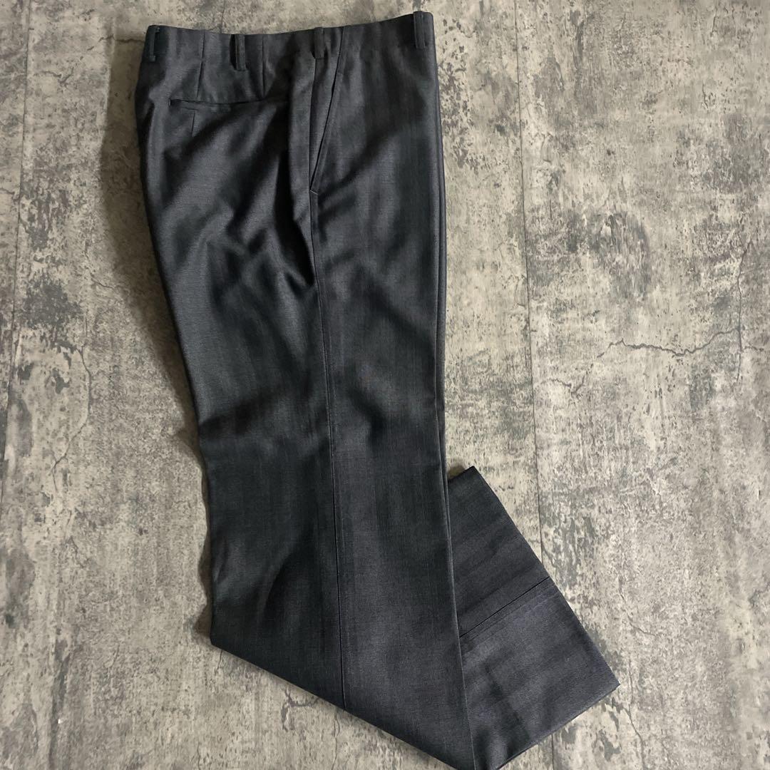 極美品 BALENCIAGAネクタイ England製 極上ウール ダブルスーツ