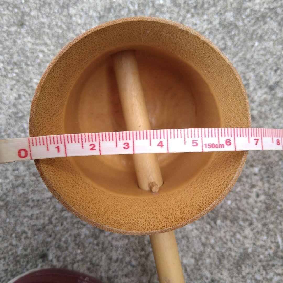 木製水屋道具　手桶　竹製ひしゃく　墓参り用桶　手桶セット　木製手桶　お墓参り