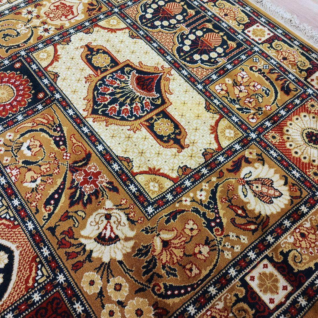 ドイツ製 ウィルトン織絨毯 純毛 ウール 大判カーペット240×340㎝