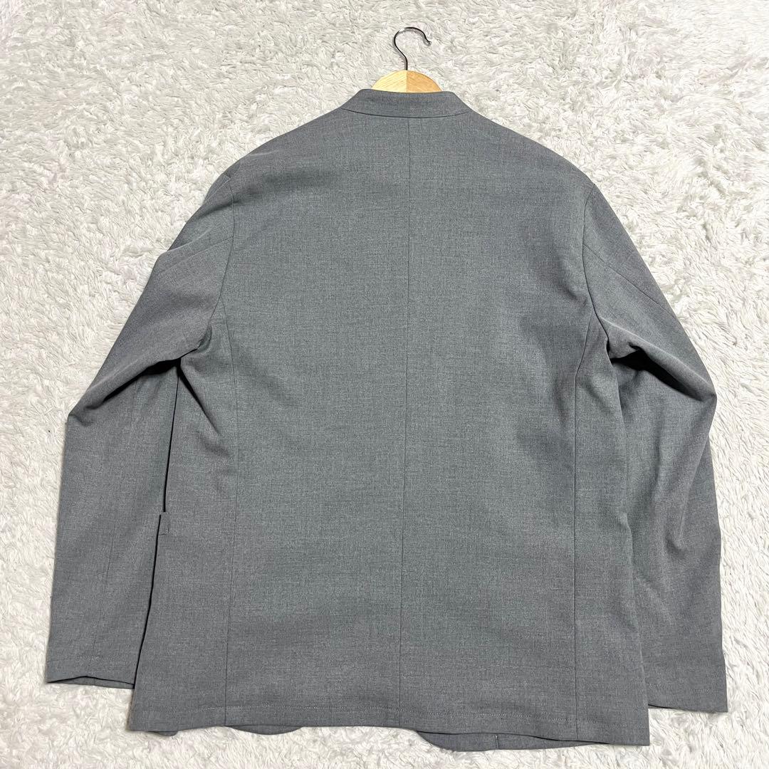 ✨美品✨SHIPS 洗える ウォッシャブル ビジネススーツ ノーカラー Lサイズ