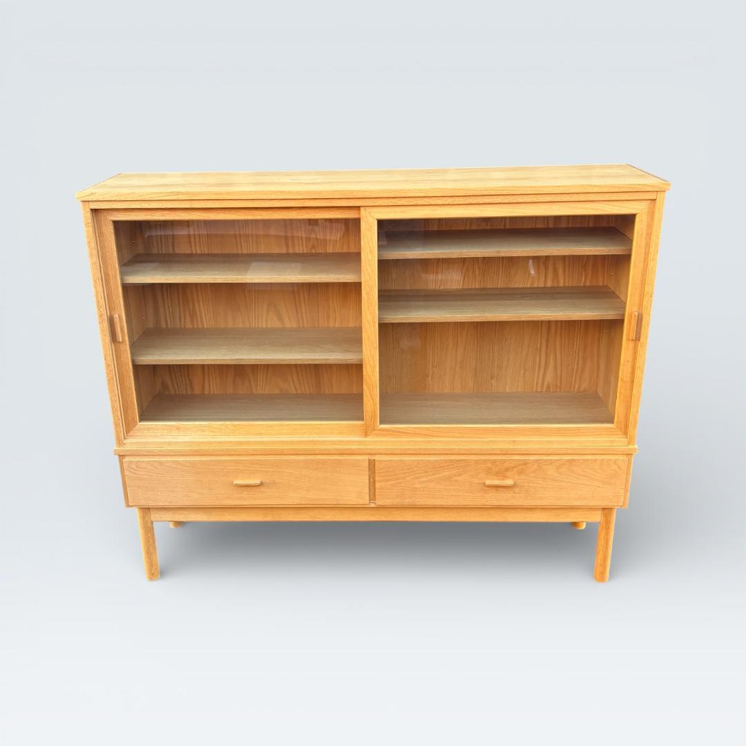 【最終価格】レグナテック 天然木 キャビネット 飾り棚 サイドボード 幅150