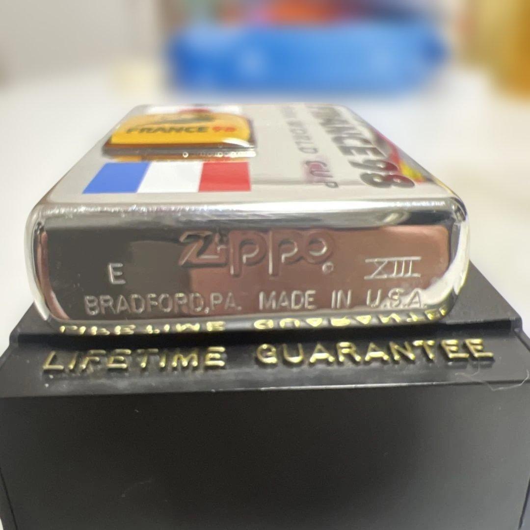 【超希少/限定品】1998年 フランスW杯 ZIPPO 日本代表（No.4524