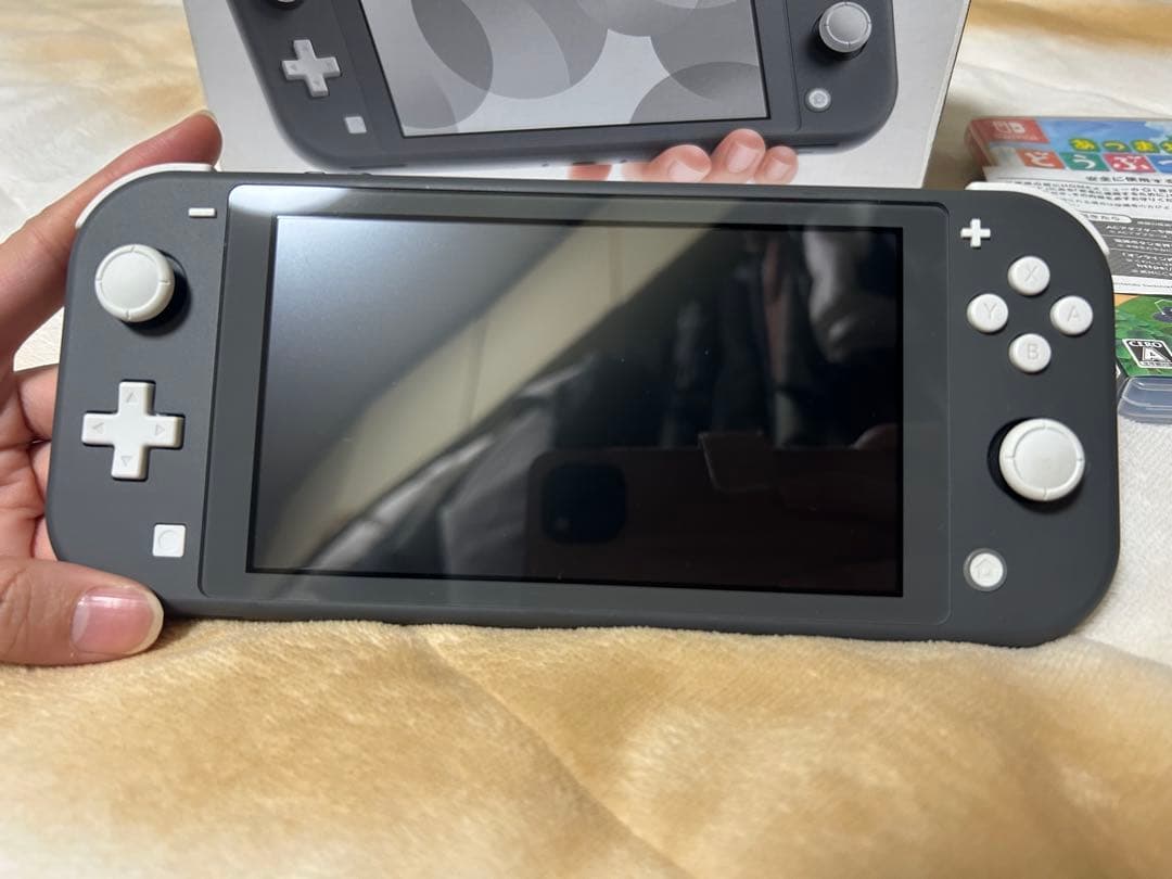 Nintendo Switch Lite グレー 本体　＋　どうぶつの森