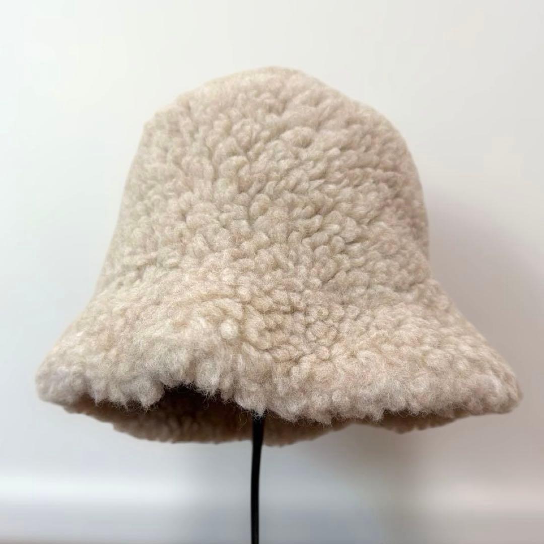 Muhlbauer ミュールバウアー　ボア生地　バケットハット