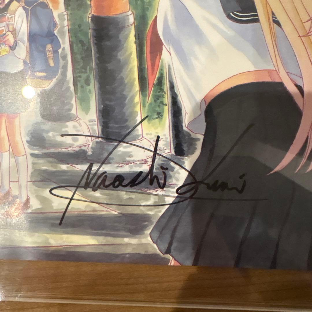 ニセコイ 応募当選 直筆サイン入りB4ポスター　額入り