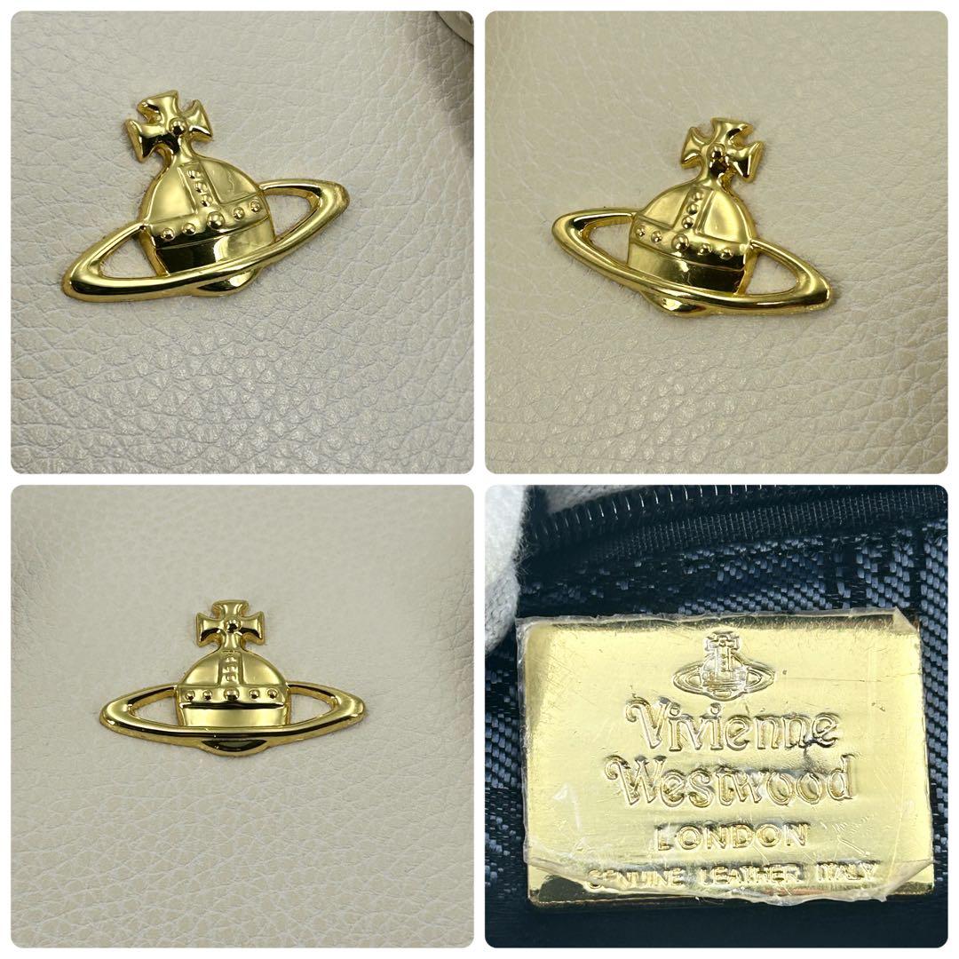 う*に様 美品✨ヴィヴィアンウエストウッド ボストンバッグ オーブ レザー ゴー