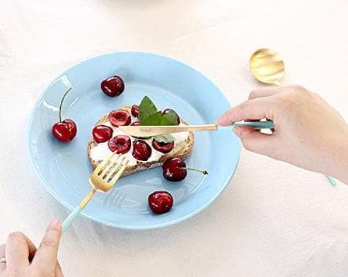 クチポール GOA ゴールド セラドン デザート12点セット カトラリー