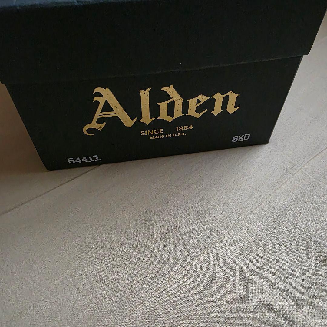 ALDEN オールデン Vチップ 54411 カーフ 黒 26.5cm