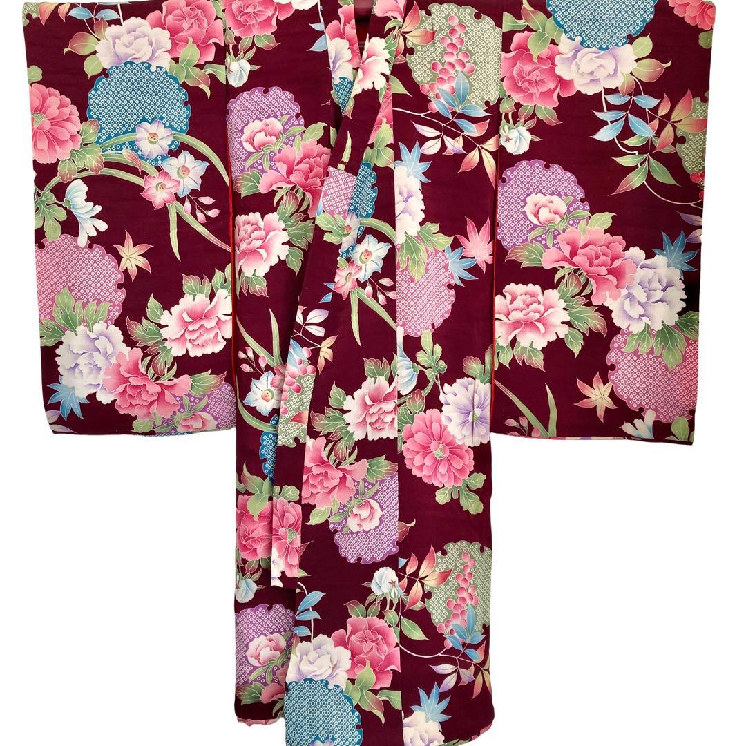 アンティーク　女の子　3歳　子供着物　七五三　NO6