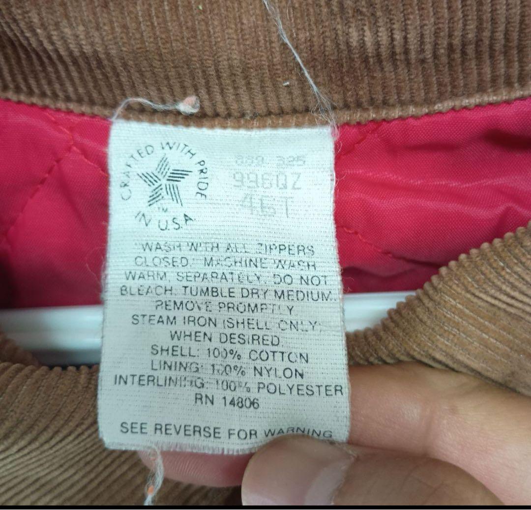 80'sUSAビンテージカーハート中綿ダック地オールインワンつなぎ100周年46