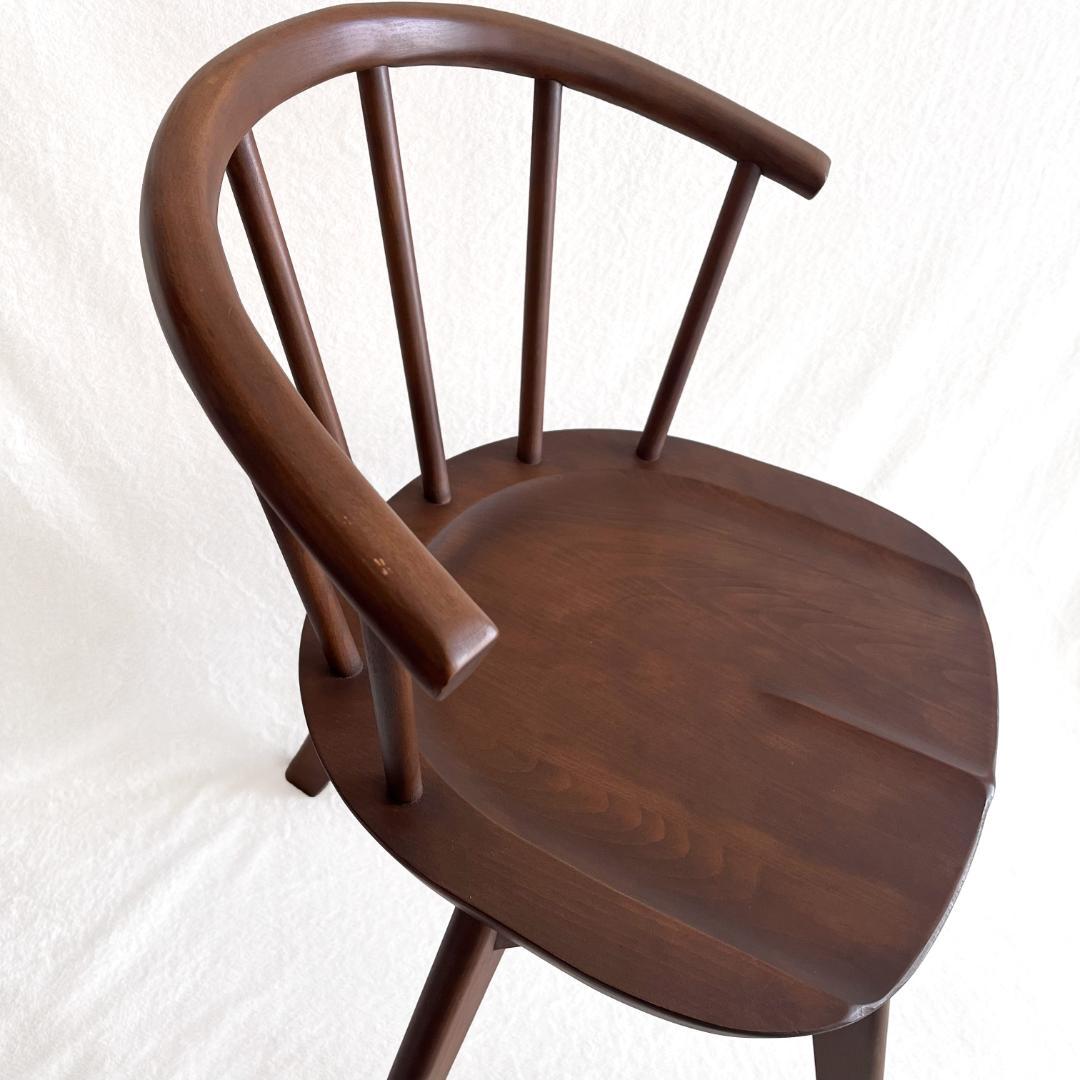 【送料込み】回転式 ダイニングチェア NコレクションC-53S MBR ニトリ