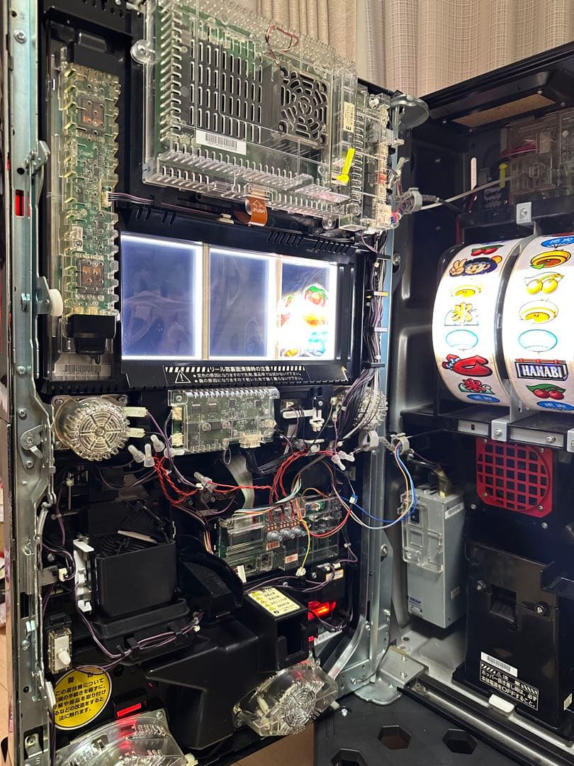 パチスロ実機　ハナビ　不要機付　送料無料