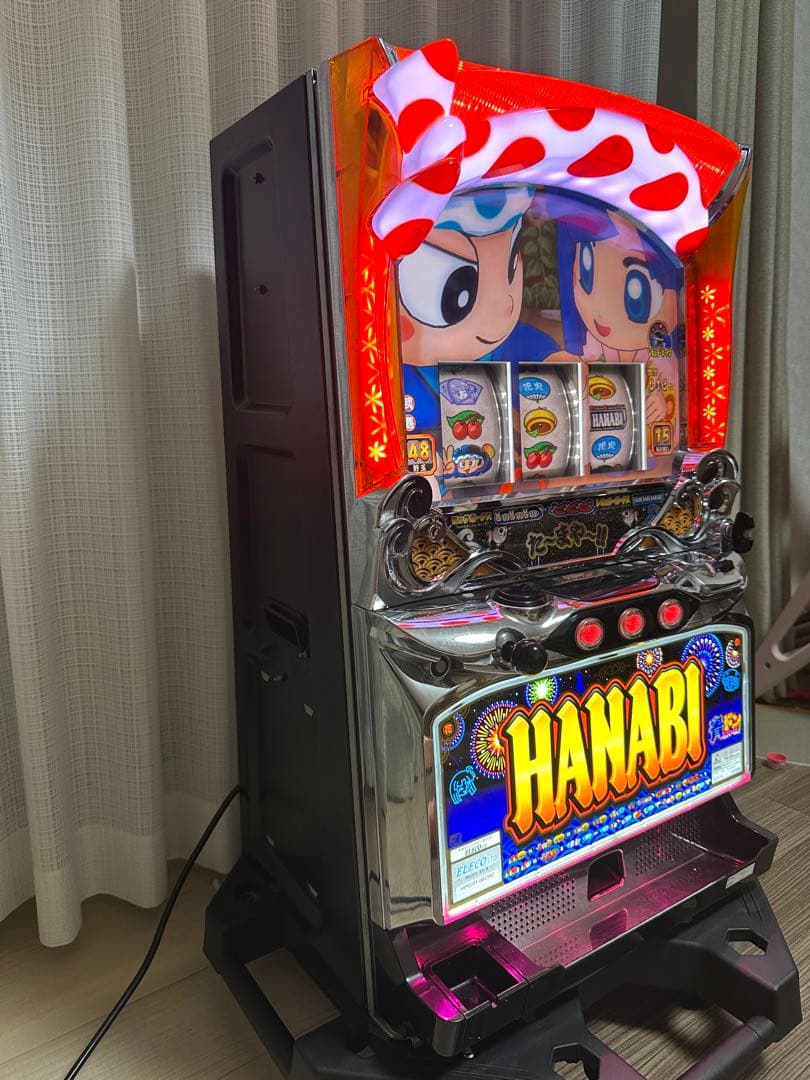 パチスロ実機　ハナビ　不要機付　送料無料