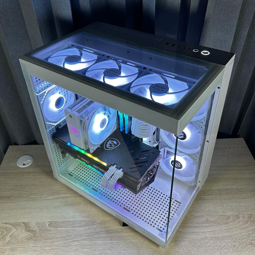 超高性能 白 ゲーミングPC RTX3070 Windows11 ワイルズ快適