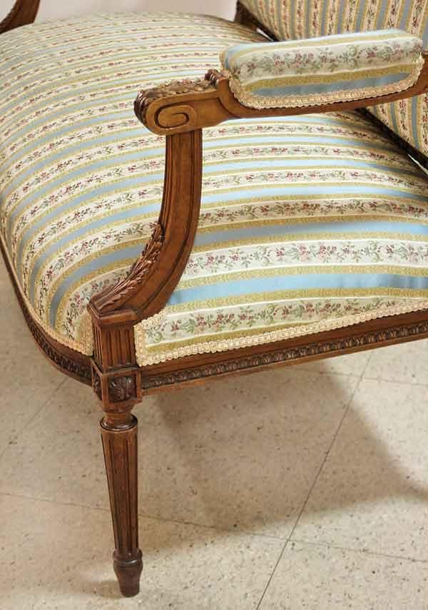 ソファ フランス アンティーク ラブソファ 彫刻 クラシック ビンテージ 506