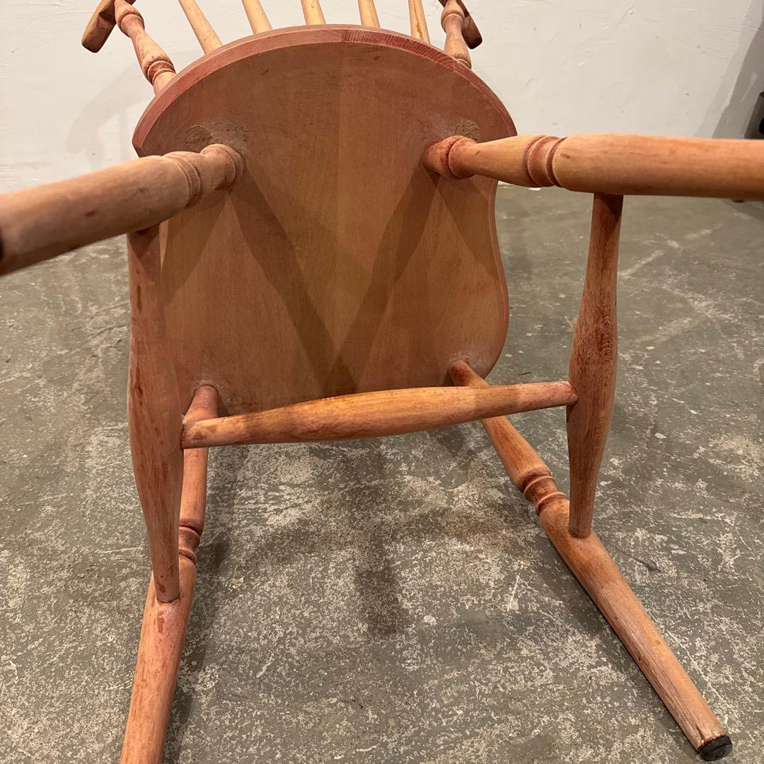 hangoutビンテージ　ダイニングチェア　木製チェア　剥離　2