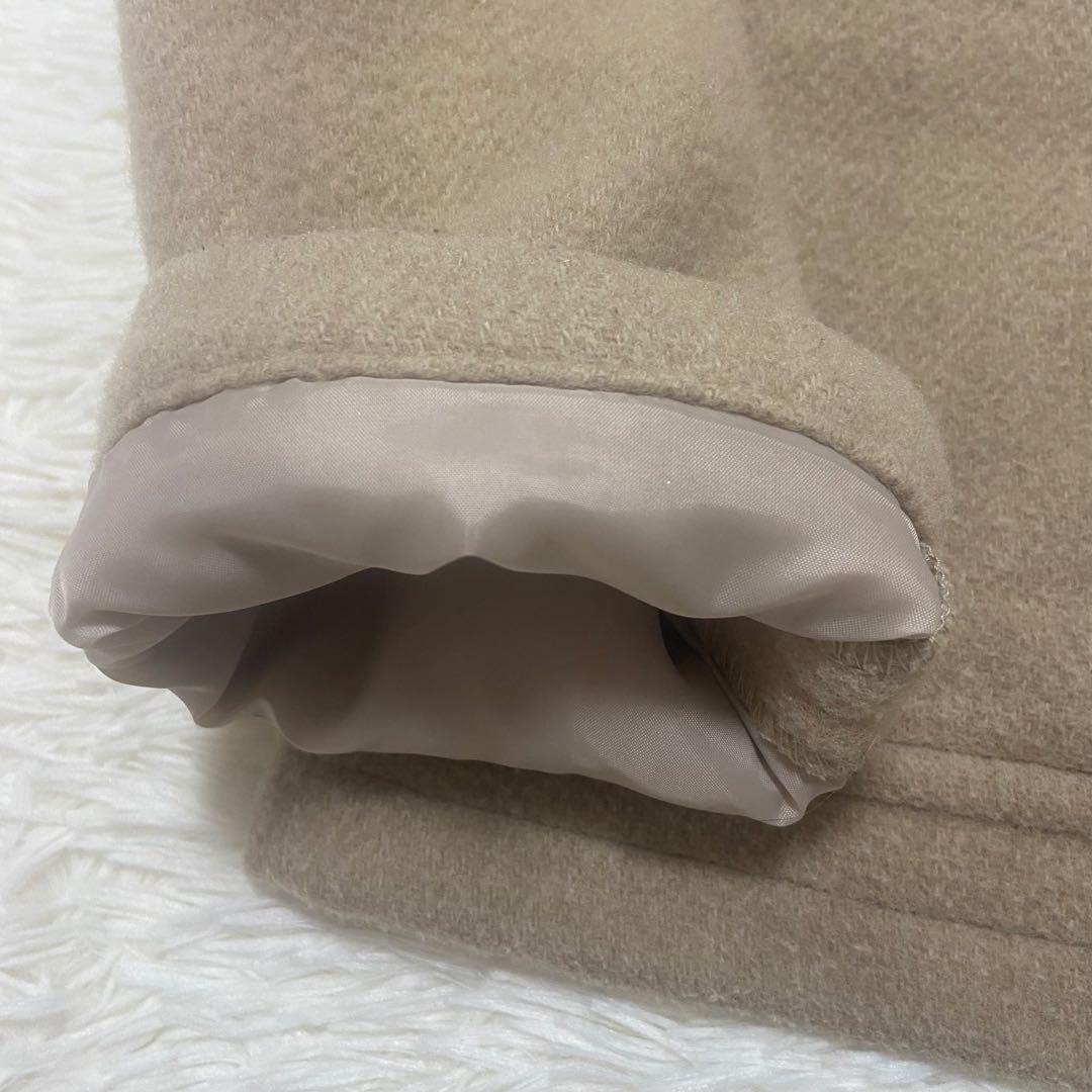 DANTON ライトパイル ウールモッサ カラーレス ジャケット 34 M