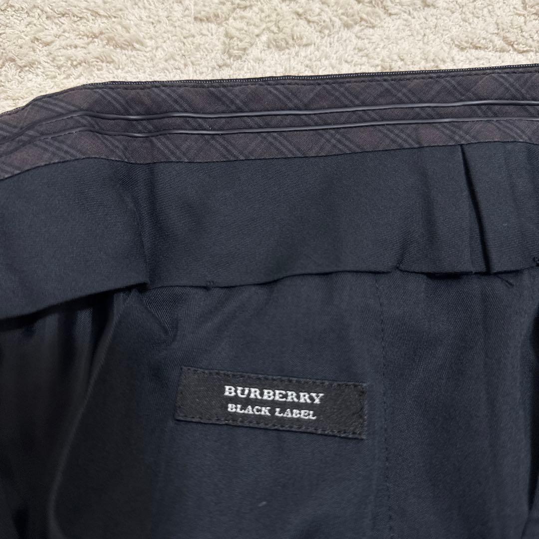 の*い様 【美品】バーバリーブラックレーベル セットアップ ブラック ストライプ