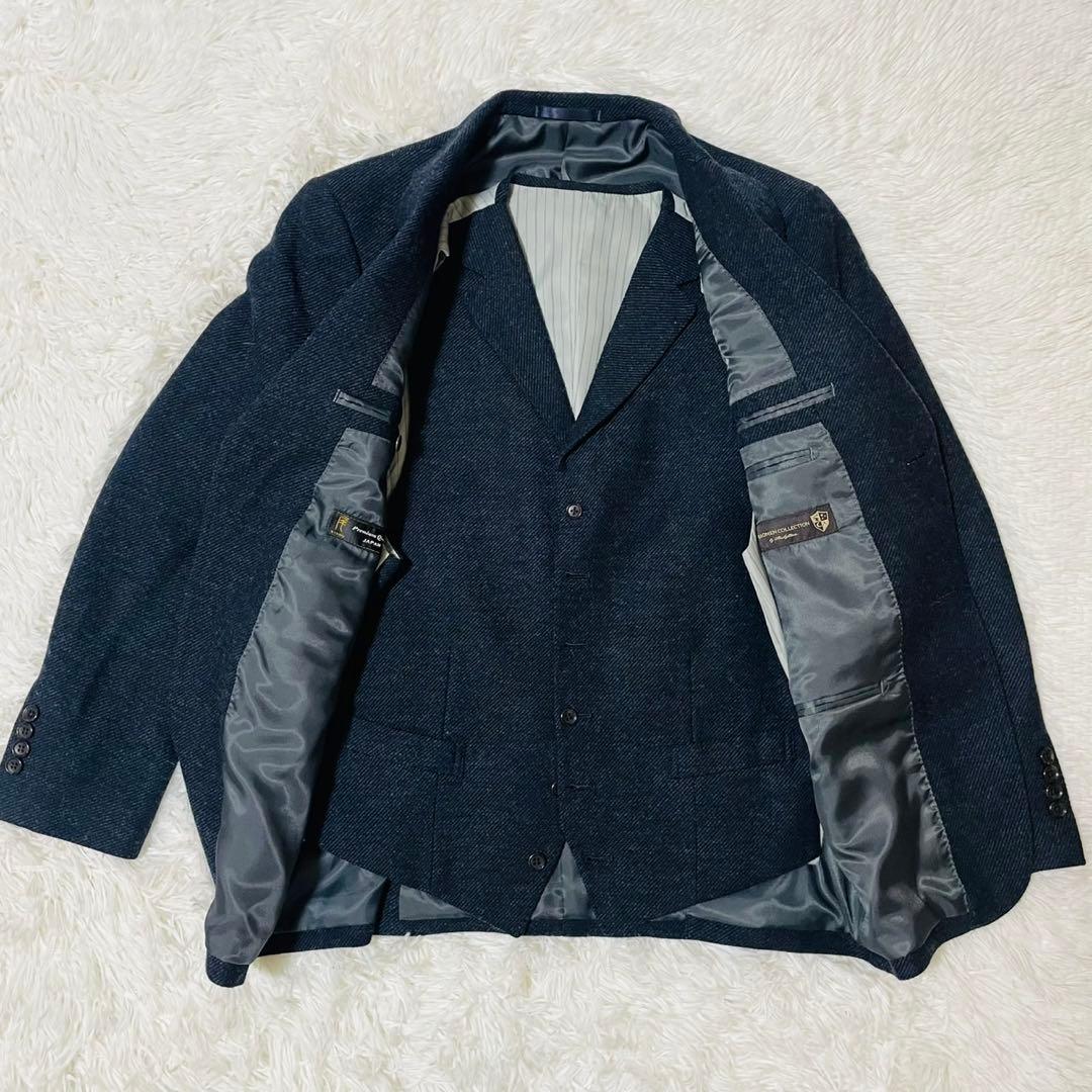 TRADMEN COLLECTION ツイード 3ピーススーツ 尾州生地使用