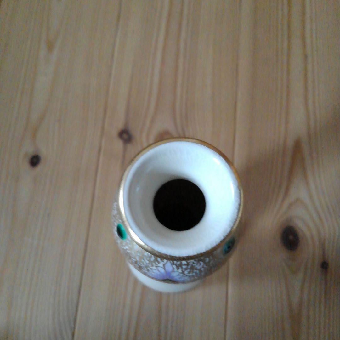 (オベサスさん専用)白薩摩焼　江月窯　飾瓶