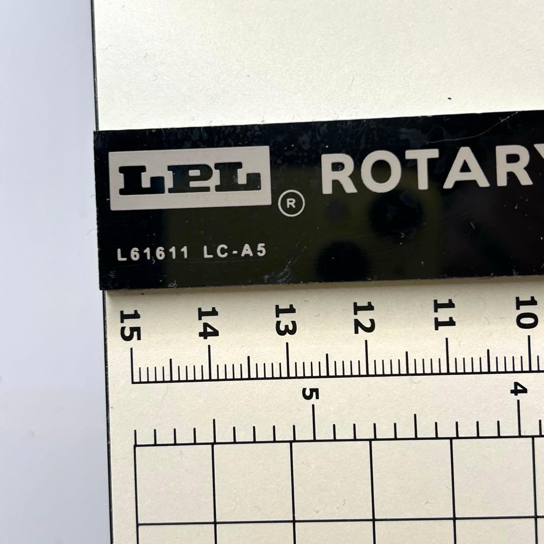 【廃盤美品】 LPL ロータリー式カッター 裁断機 取説付き