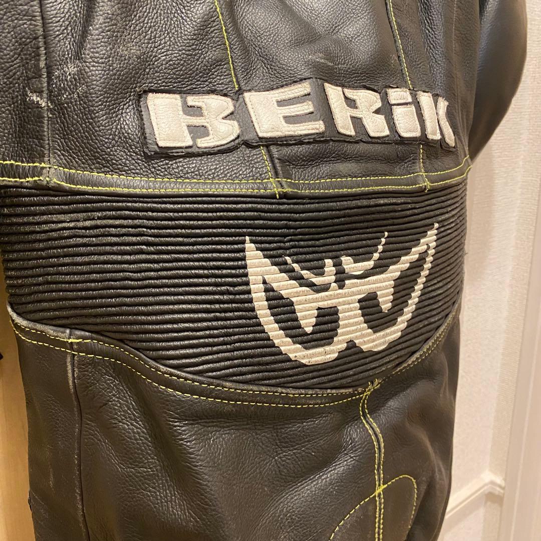 BERIK レーシングスーツ　Lサイズ　革つなぎ　ベリック　MFJ公認　ブラック