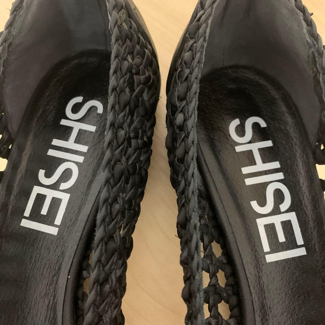 SHISEI メッシュポインテッドシューズ　37