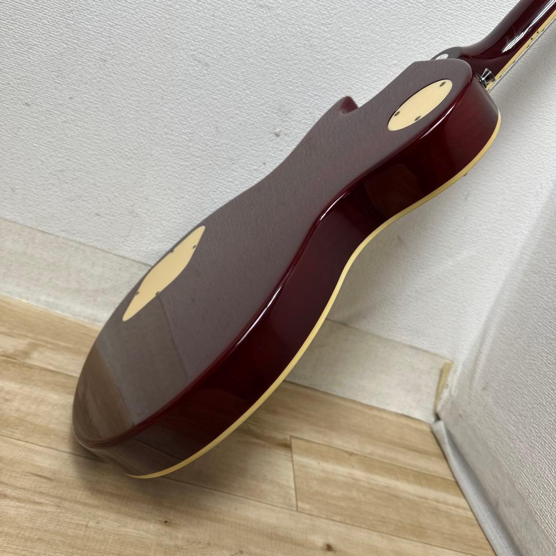 Maison メイソンレスポ―ルタイプ　エレキギター赤美品 ギターケース付き