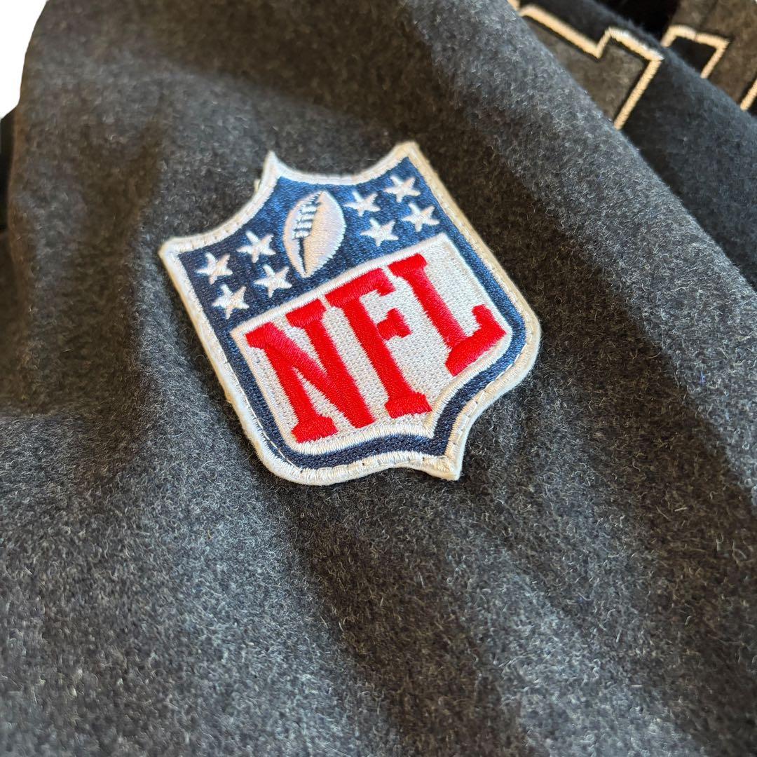 NFL RAIDERS エヌエフエル レイダース スタジャン M ブラック