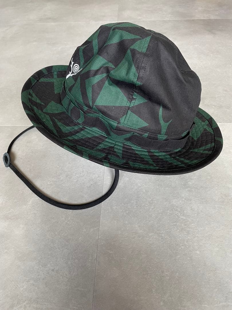 south2west8 ジャングルハット幾何学模様 未使用品