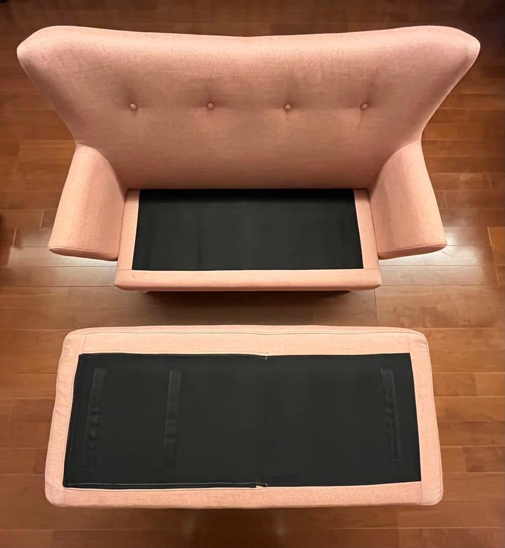 美品★Francfranc★フランフラン★フルレット 3WAYソファ★ピンク