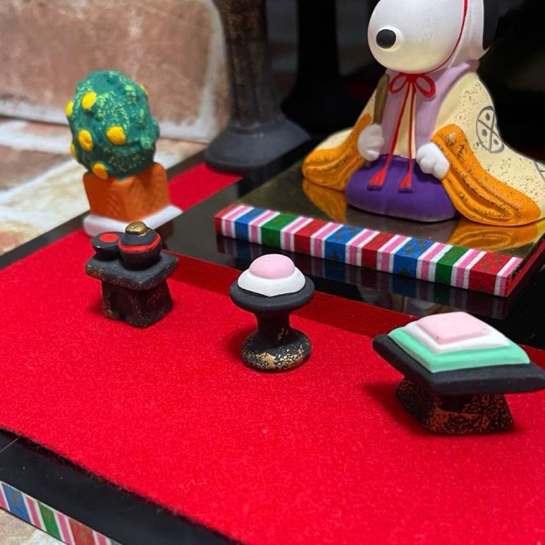 SNOOPY ひな祭り 陶器製　雛人形　吉徳大光