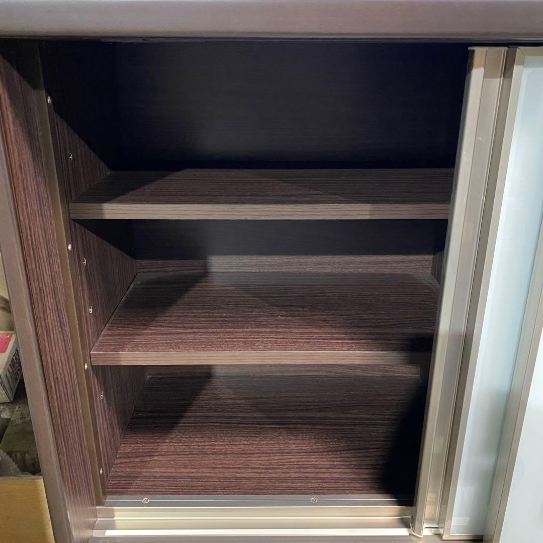 カエル　△【期間限定】ニトリ キッチンボード アルミナ2 100BK