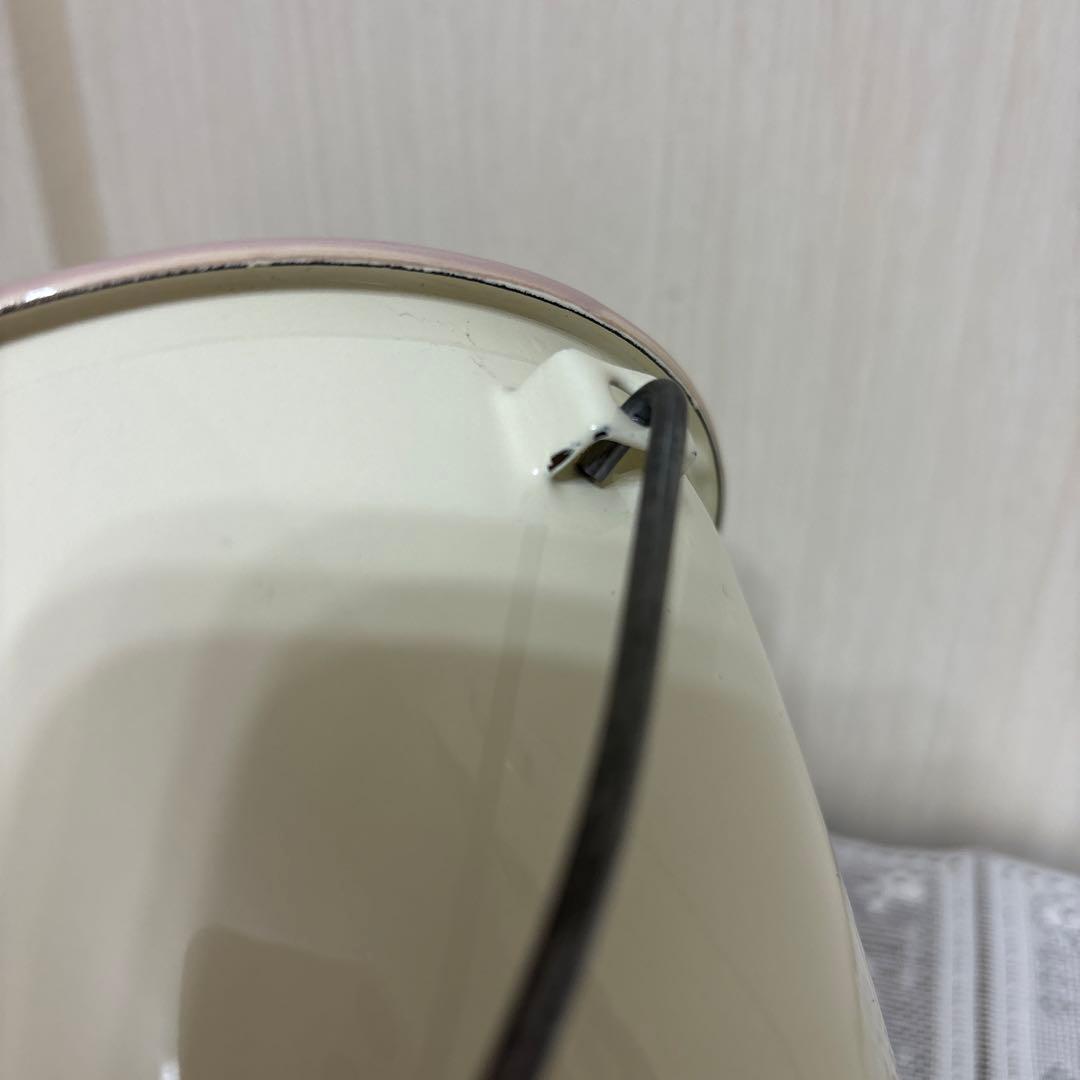 イマン　ローズバスケット　ホーロー製ミニバケツ缶