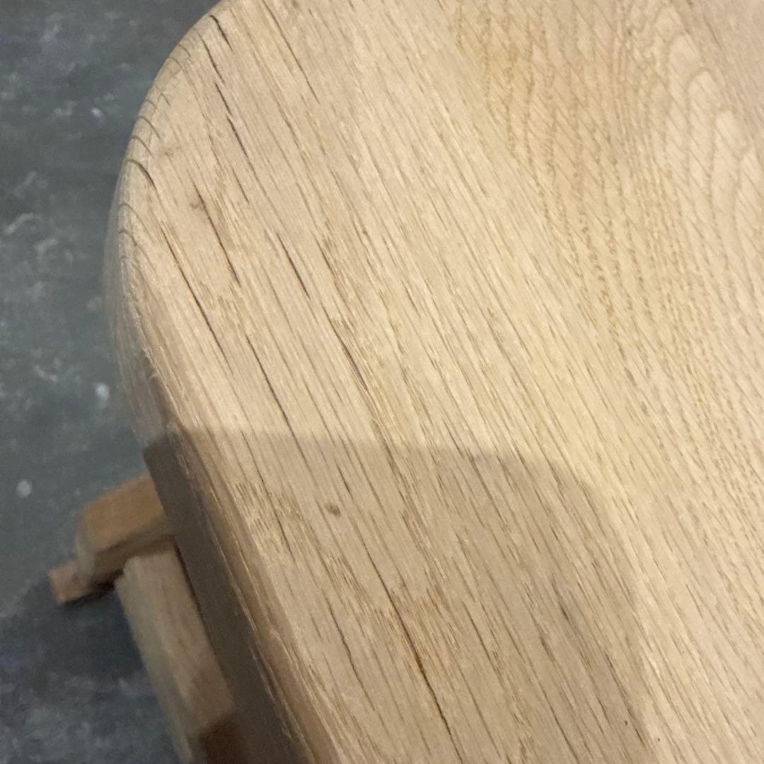 年末年始saleヴィンテージ　サイドテーブル　マガジンラック　引き出し付き　剥離