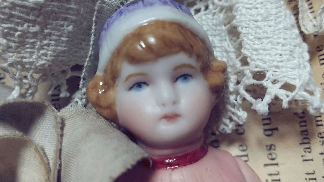 おまけ付❀アンティーク　オールビスクドールHertwig♪プチプレゼンテーション