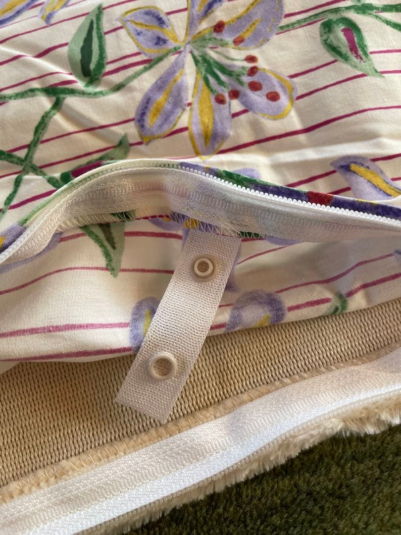 2枚セット【シビラ】掛カバー　裏地あったかフランネル生地　シングル　モリノ