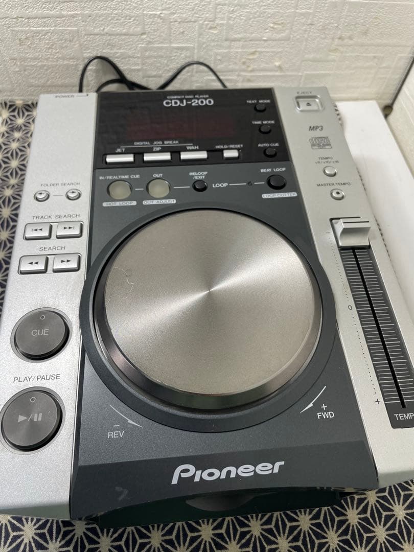 Pioneer dj パイオニア　CDJ-200 レンズクリーニング　電源コード