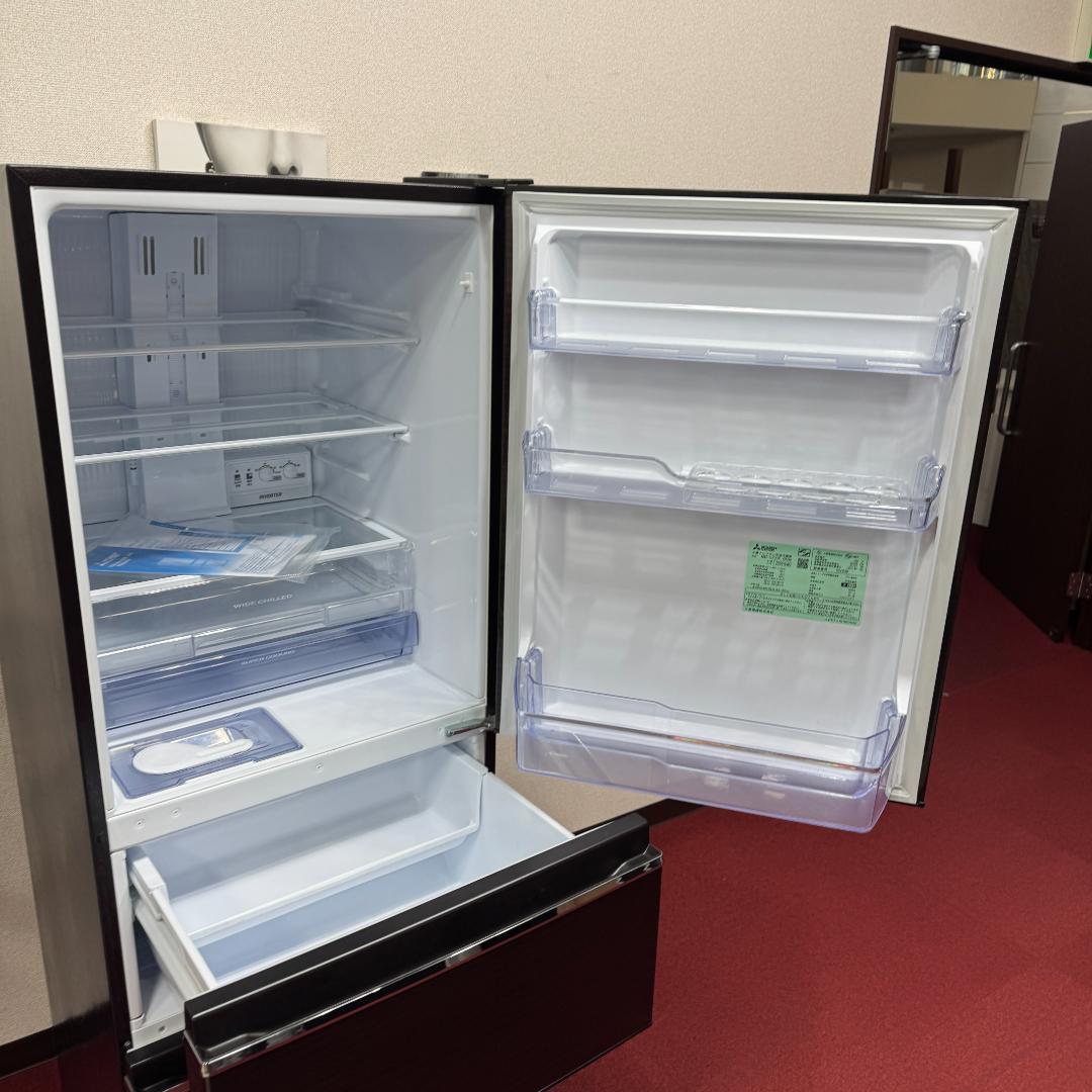 東京23区送料無料　超美品三菱3ドア冷蔵庫2020年製　330L　洗浄/除菌済み