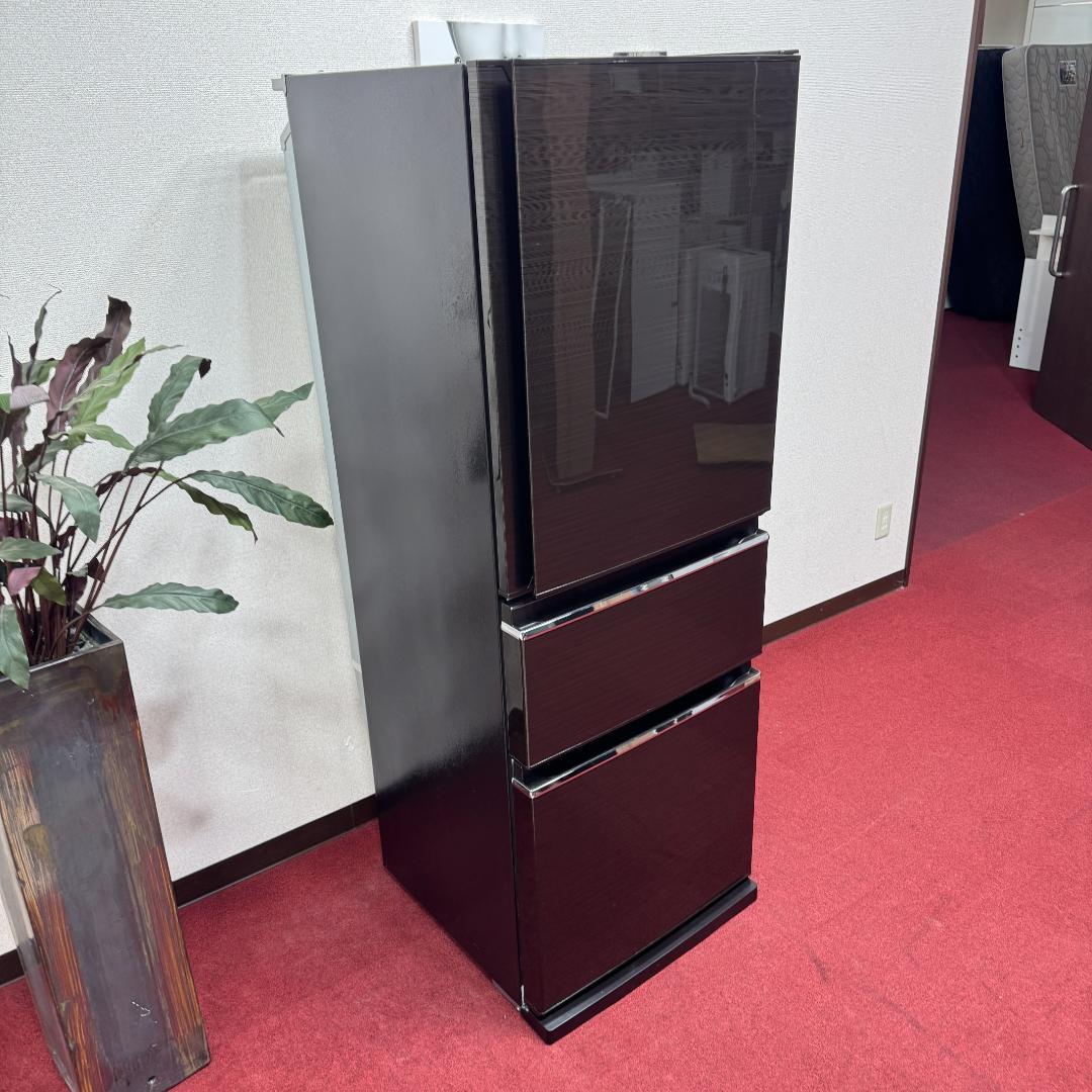東京23区送料無料　超美品三菱3ドア冷蔵庫2020年製　330L　洗浄/除菌済み