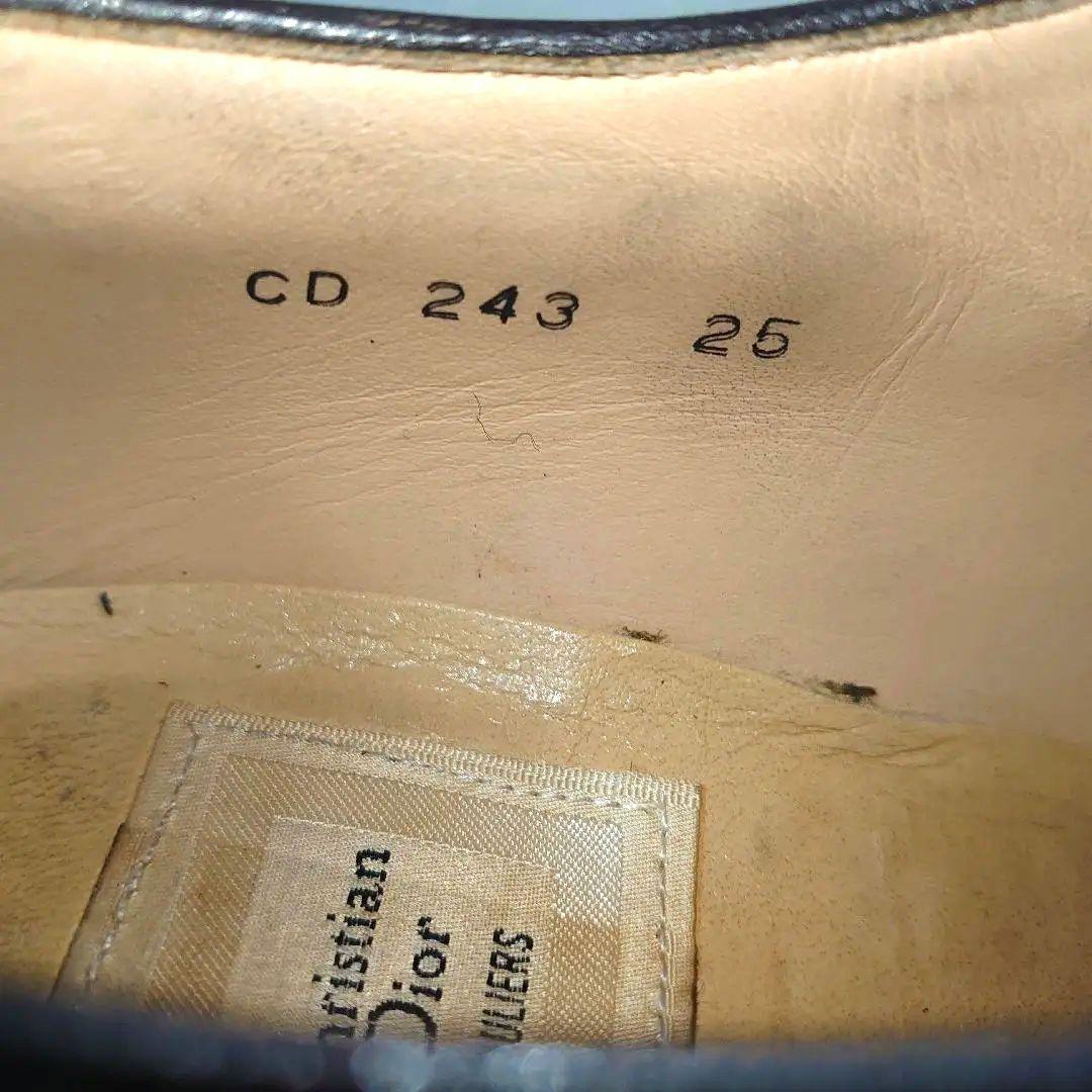 クリスチャン・ディオール　【ドレスアップシューズ　25cm　ダークブラウン】