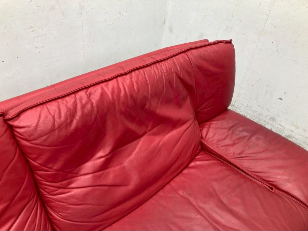 【年末感謝祭】ニコレッティ　アンバサダー　3人掛けソファ　イタリア　本革　レザー