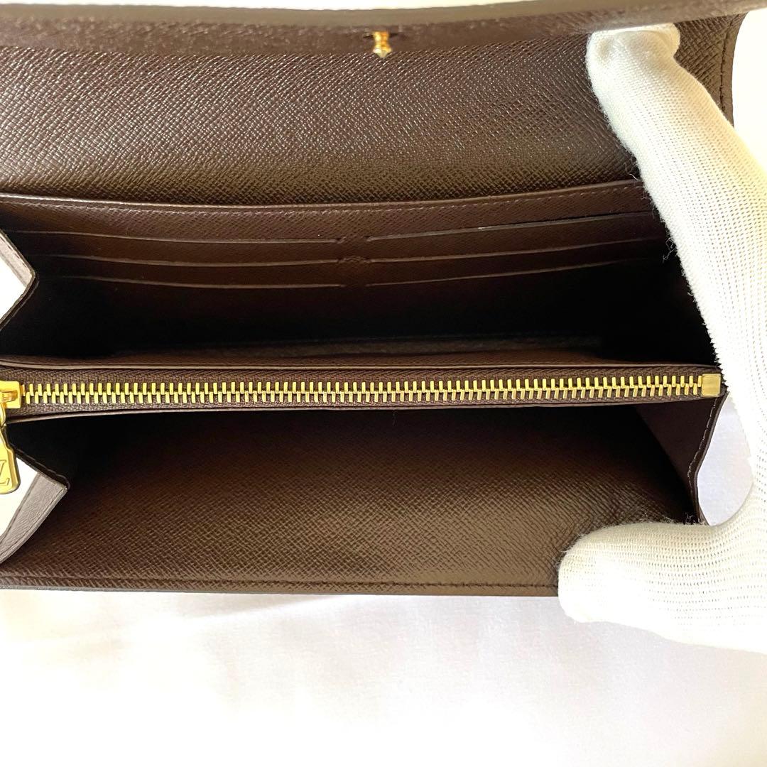 【美品・人気モデル・箱付】Louis Vuitton ダミエ サラ 長財布✨